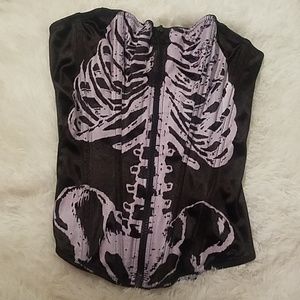 *MOVING*SALE*Satin skeleton corset